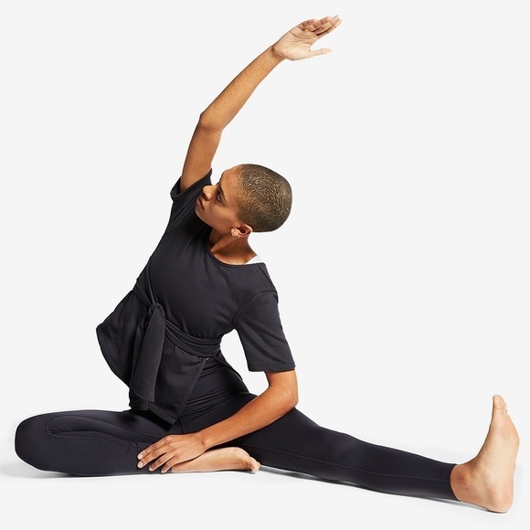 [Nike] Studio Wrap Short Sleeve Top - Picture 12 of 12